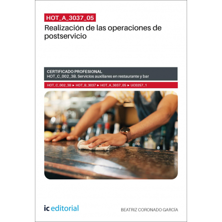HOT_A_3037_05. Realización de las operaciones de postservicio