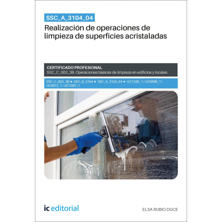 SSC_A_3104_04. Realización de operaciones de limpieza de superficies acristaladas