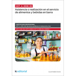 HOT_A_3038_05. Asistencia o realización en el servicio de alimentos y bebidas en barra