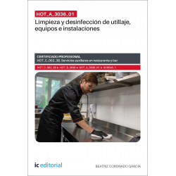 HOT_A_3036_01. Limpieza y desinfección de utillaje, equipos e instalaciones