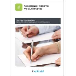 Sanidad vegetal y control fitosanitario. AGA_C_008_4B - Guía para el docente y solucionarios