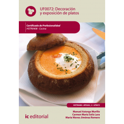 Decoración y exposición de platos - UF0072
