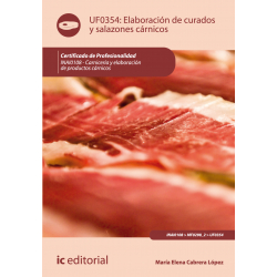 Elaboración de curados y salazones cárnicos - UF0354