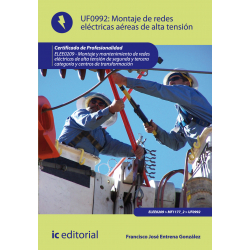 Montaje de redes eléctricas aéreas de alta tensión UF0992 