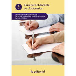 Guía para el docente y solucionarios. ELEE010