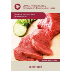 Preelaboración y conservación de carnes, aves y caza. HOTR0408