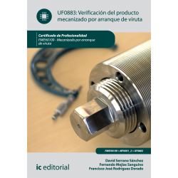 Verificación del producto mecanizado por arranque de viruta UF0883