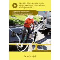 Mantenimiento de redes eléctricas subterráneas de baja tensión. ELEE0109 - Montaje y mantenimiento de instalaciones eléctricas d