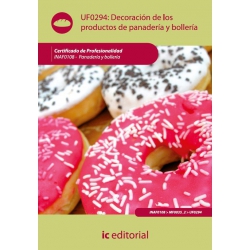 Decoración de los productos de panadería y bollería. INAF0108