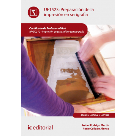 Preparación de la impresión en serigrafía UF1523