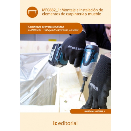 Montaje e instalación de elementos de carpintería y mueble. MAMD0209
