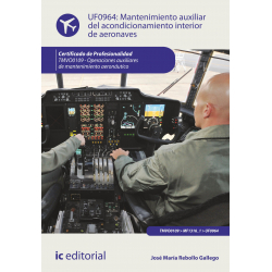 Mantenimiento auxiliar del acondicionamiento interior de aeronaves UF0964