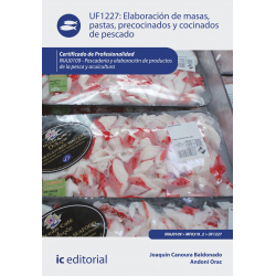 Elaboración de masas, pastas, precocinados y cocinados de pescado UF1227