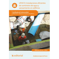 Instalaciones eficientes de suministro de agua y saneamiento en edificios UF0572