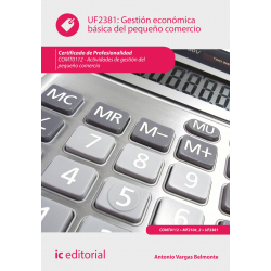 Gestión económica básica del pequeño comercio UF2381