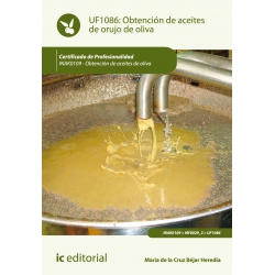Obtención de aceites de orujo de oliva. INAK0109 
