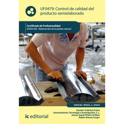 Control de calidad del producto semielaborado. IEXD0108 