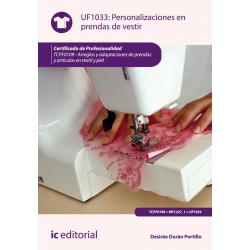 Personalizaciones en prendas de vestir. TCPF0109 