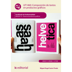 Composición de textos en productos gráficos UF1460