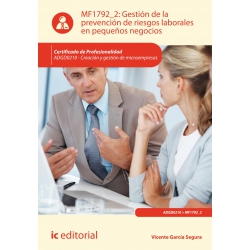 Gestión de la prevención de riesgos laborales en pequeños negocios. ADGD0210 