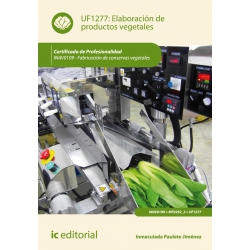 Elaboración de productos vegetales. INAV0109 