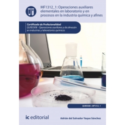 Operaciones auxiliares elementales en laboratorio y en procesos en la industria química y afines. QUIE0308 