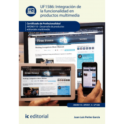 Integración de la funcionalidad en productos multimedia UF1586