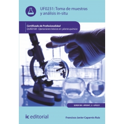 Toma de muestras y análisis in-situ. QUIE0108