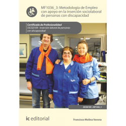 Metodología de empleo con apoyo en la inserción sociolaboral de personas con discapacidad MF1036_3