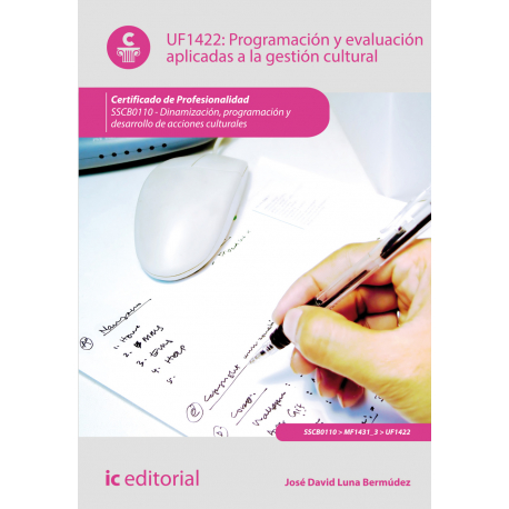 Programación y evaluación aplicadas a la gestión cultural UF1422