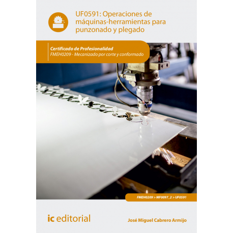 Operaciones de máquinas-herramientas para punzonado y plegado UF0591