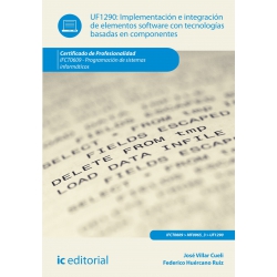 Implementación e integración de elementos software con tecnologías basadas en componentes. IFCT0609
