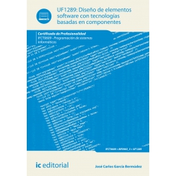 Diseño de elementos software con tecnologías basadas en componentes. IFCT0609