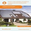 Necesidades energéticas y propuestas de instalaciones solares. ENAC0108 