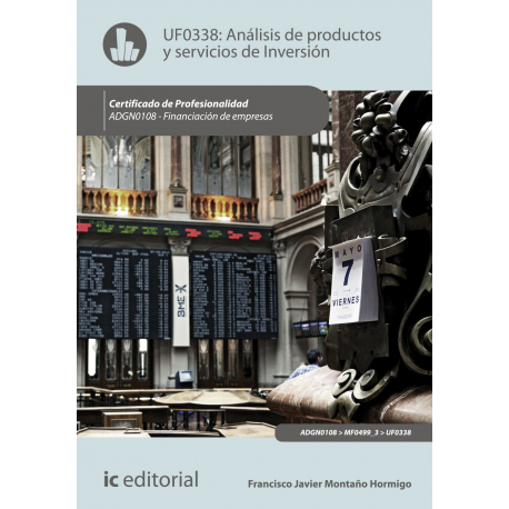 Análisis de productos y servicios de inversión - UF0338