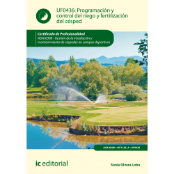Programación y control del riego y fertilización del césped UF0436
