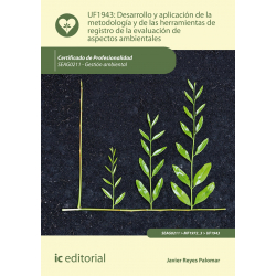 Desarrollo y aplicación de la metodología y de las herramientas de registro de la evaluación de aspectos ambientales  UF1943