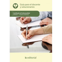 Guía del docente y solucionarios