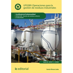Operaciones para la gestión de residuos industriales. SEAG0108