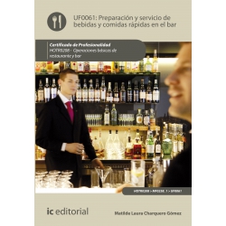 Preparación y servicio de bebidas y comidas rápidas en el bar. HOTR0208