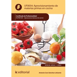 Aprovisionamiento de materias primas en cocina. HOTR0108