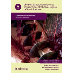 Elaboración de vinos, otras bebidas alcohólicas, aguas, cafés e infusiones. HOTR0209