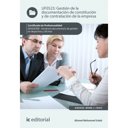 Gestión de la documentación de constitución y de contratación de la empresa UF0523