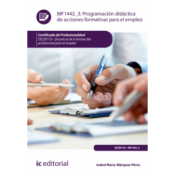 Programación didáctica de acciones formativas para el empleo. SSCE0110