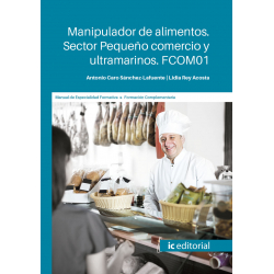 Manipulador de alimentos. Sector Pequeño comercio y ultramarinos. FCOM01