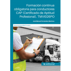 Formación continua obligatoria para conductores CAP (Certificado de Aptitud Profesional). TMVI026PO