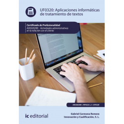 Aplicaciones informáticas de tratamiento de textos UF0320