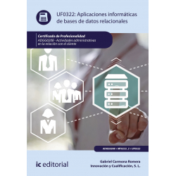 Aplicaciones informáticas de bases de datos relacionales  UF0322