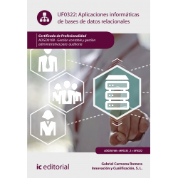 Aplicaciones informáticas de bases de datos relacionales UF0322