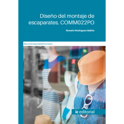 Diseño del montaje de escaparates. COMM022PO